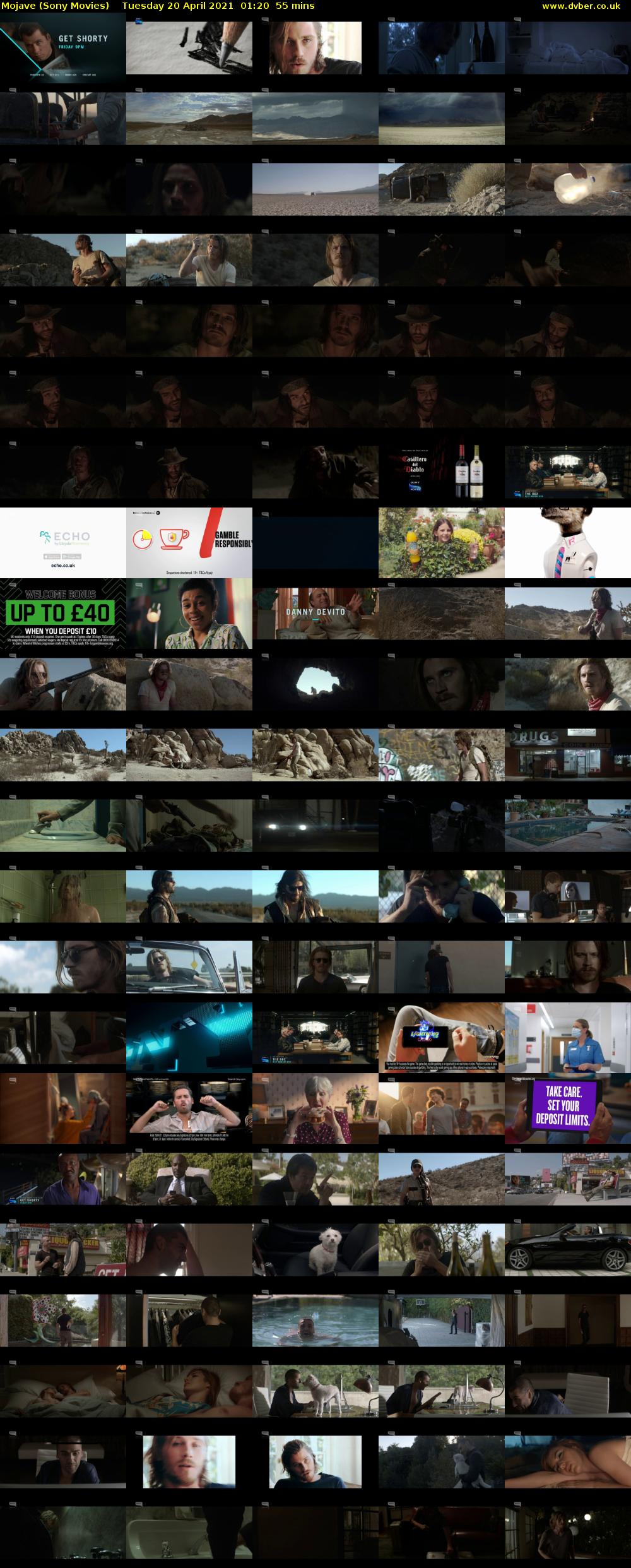 Mojave (Sony Movies) Tuesday 20 April 2021 01:20 - 02:15