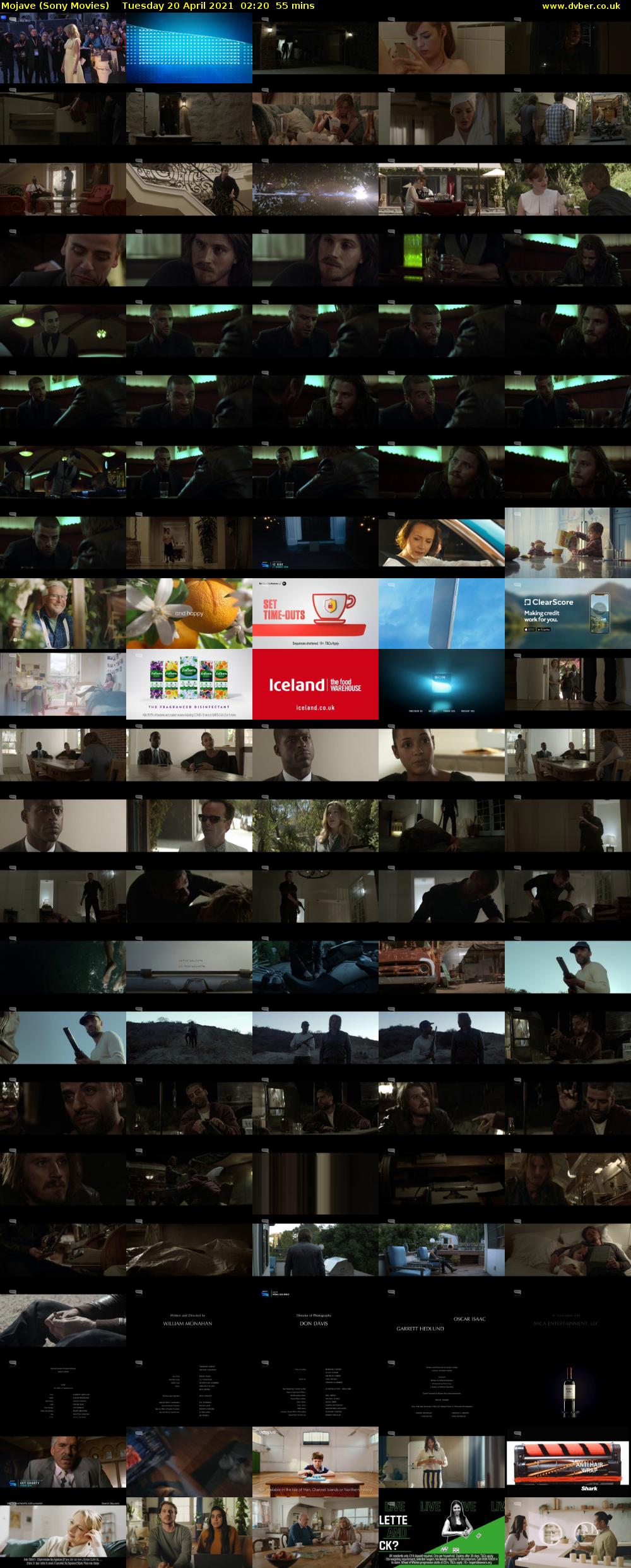 Mojave (Sony Movies) Tuesday 20 April 2021 02:20 - 03:15