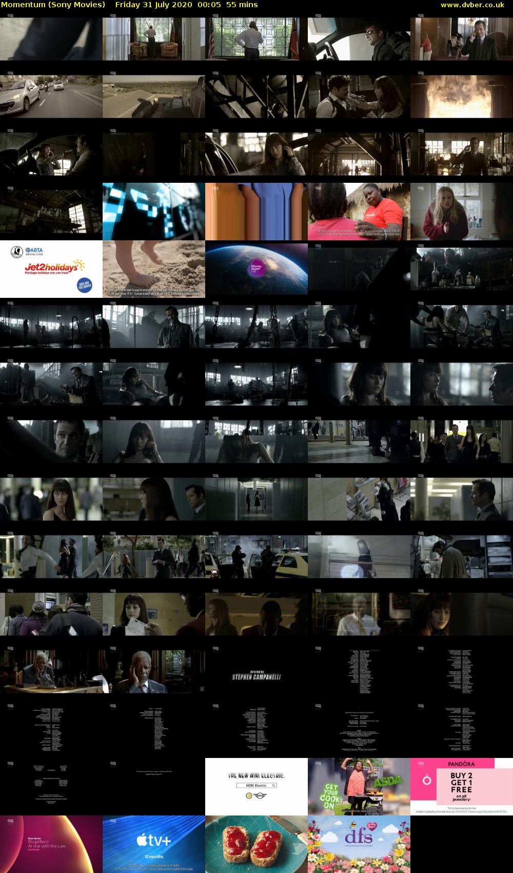 Momentum (Sony Movies) Friday 31 July 2020 00:05 - 01:00