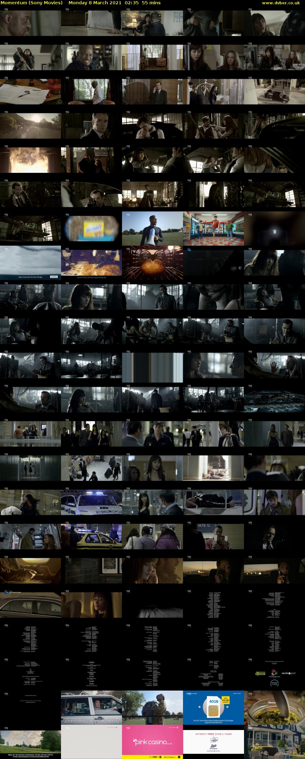 Momentum (Sony Movies) Monday 8 March 2021 02:35 - 03:30