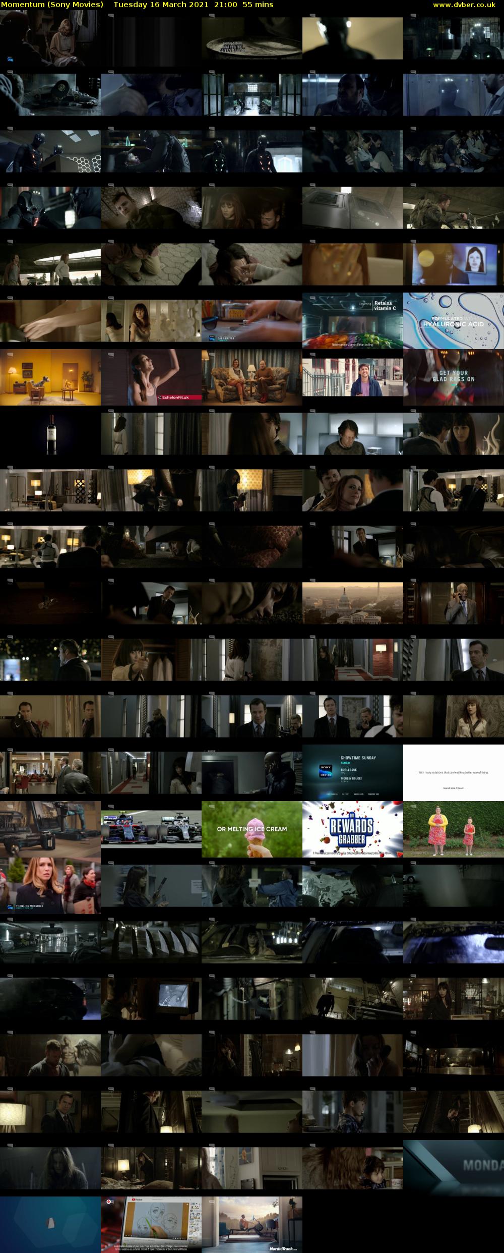 Momentum (Sony Movies) Tuesday 16 March 2021 21:00 - 21:55