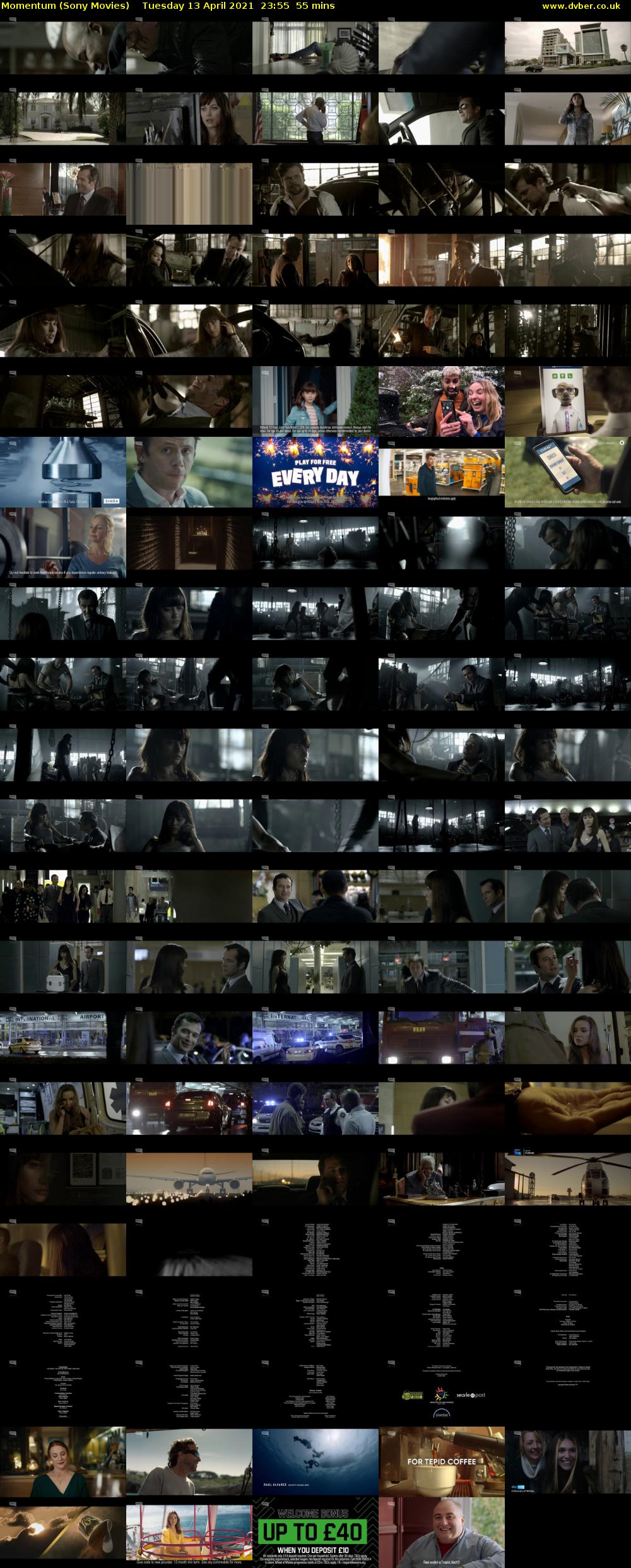 Momentum (Sony Movies) Tuesday 13 April 2021 23:55 - 00:50