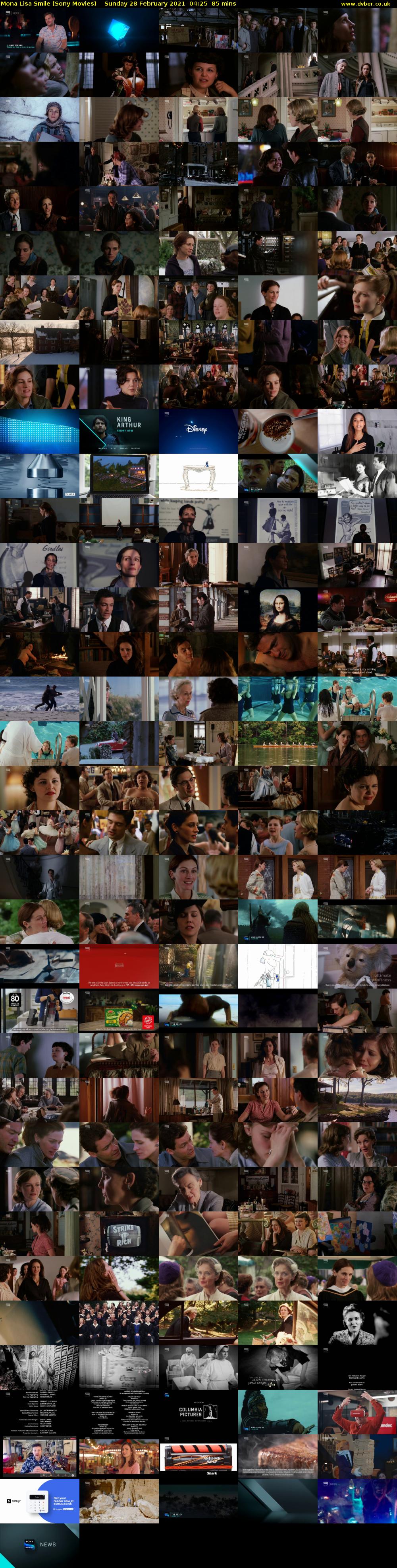 Mona Lisa Smile (Sony Movies) Sunday 28 February 2021 04:25 - 05:50