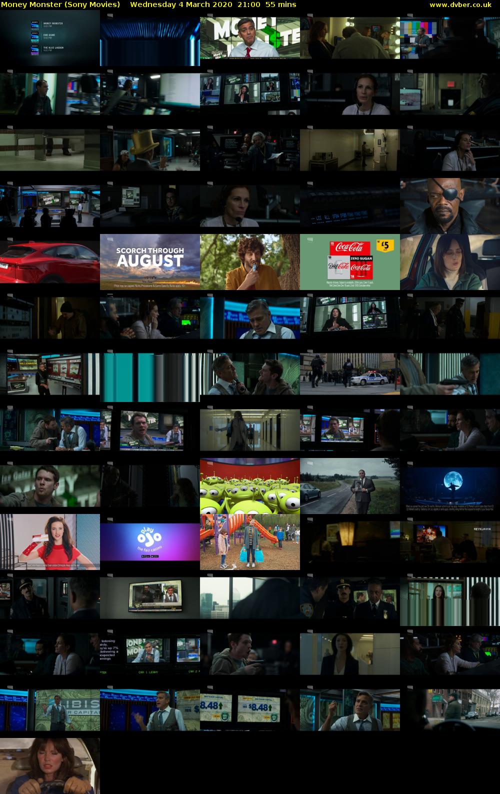Money Monster (Sony Movies) Wednesday 4 March 2020 21:00 - 21:55