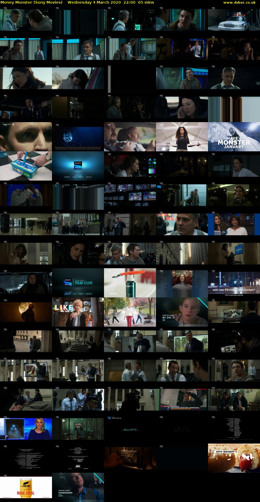 Money Monster (Sony Movies) Wednesday 4 March 2020 22:00 - 23:05