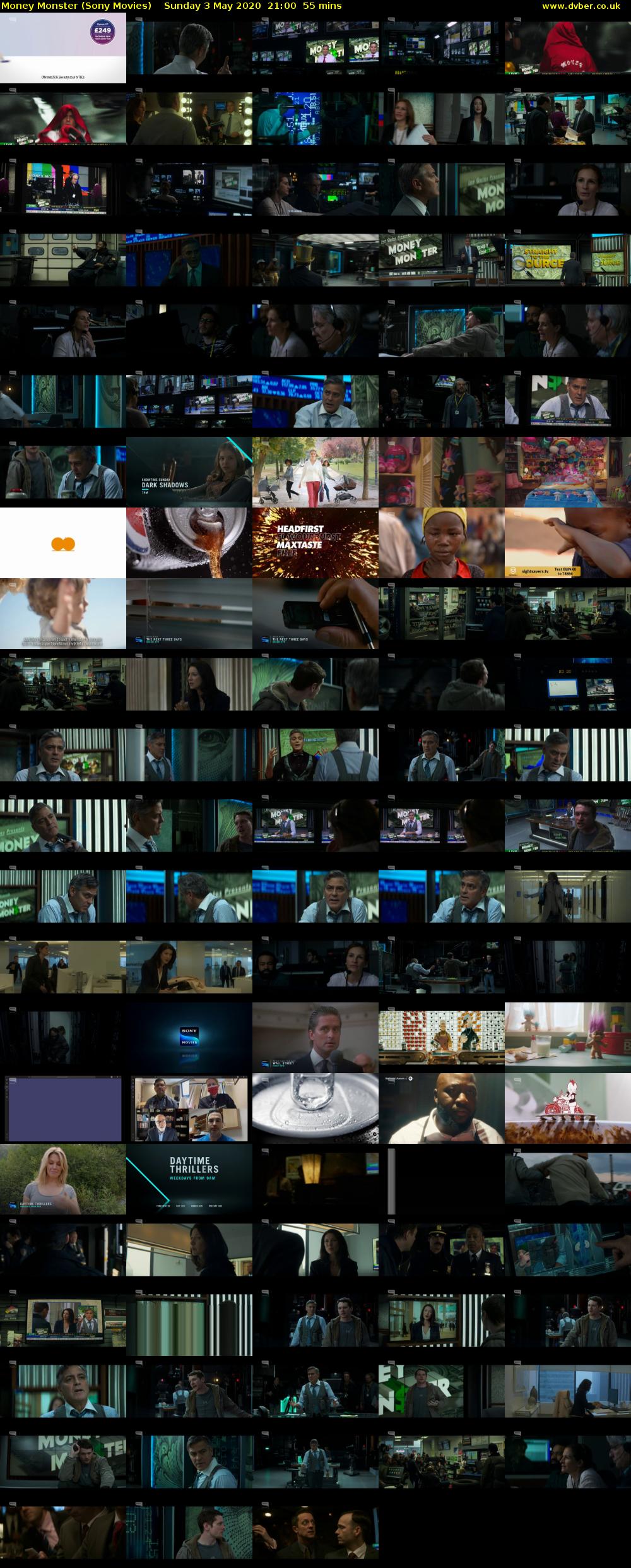Money Monster (Sony Movies) Sunday 3 May 2020 21:00 - 21:55