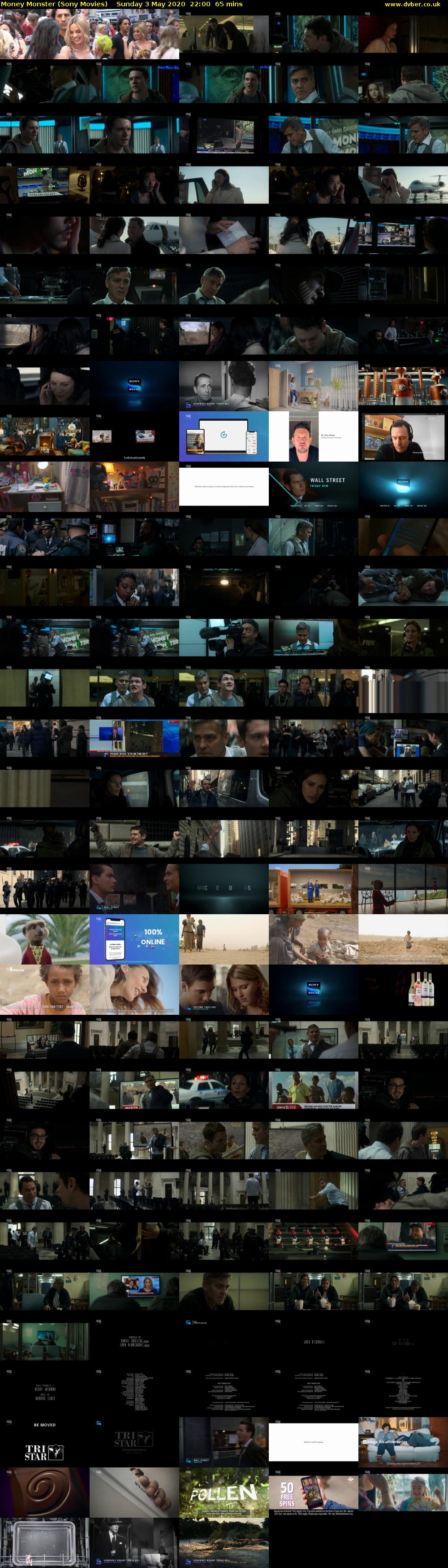 Money Monster (Sony Movies) Sunday 3 May 2020 22:00 - 23:05
