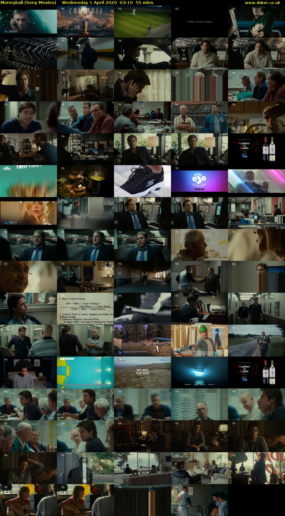 Moneyball (Sony Movies) Wednesday 1 April 2020 03:10 - 04:05