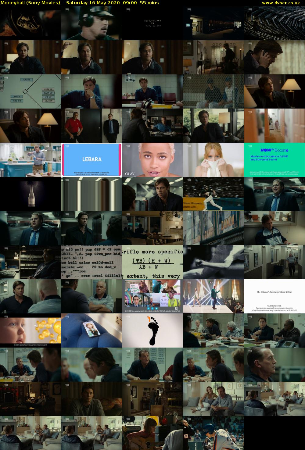 Moneyball (Sony Movies) Saturday 16 May 2020 09:00 - 09:55