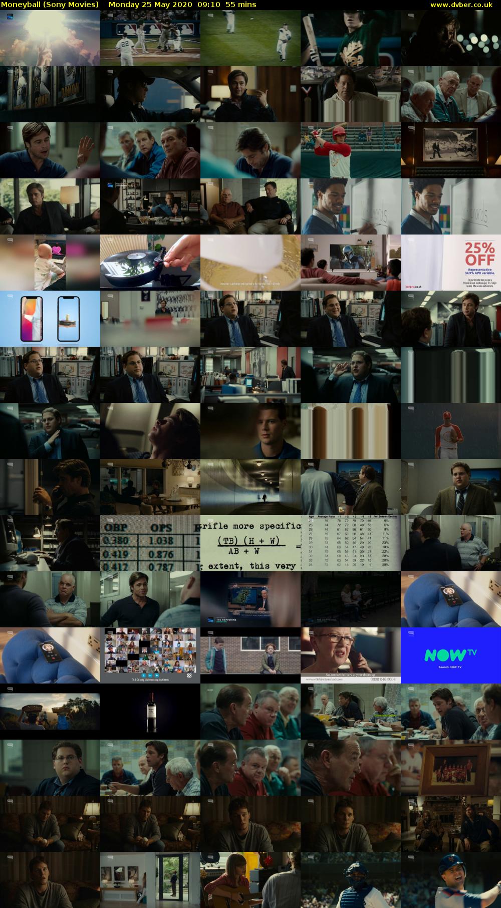 Moneyball (Sony Movies) Monday 25 May 2020 09:10 - 10:05
