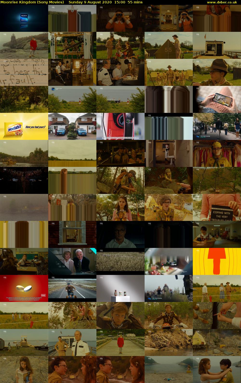 Moonrise Kingdom (Sony Movies) Sunday 9 August 2020 15:00 - 15:55