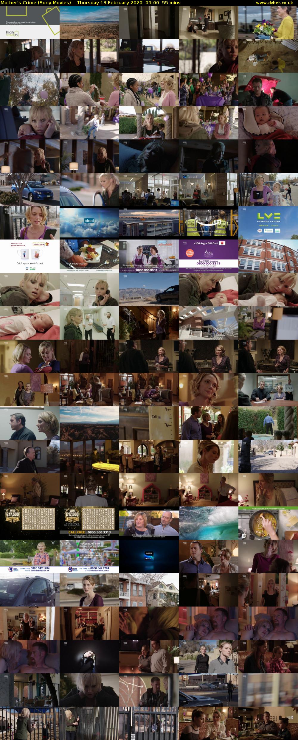Mother's Crime (Sony Movies) Thursday 13 February 2020 09:00 - 09:55