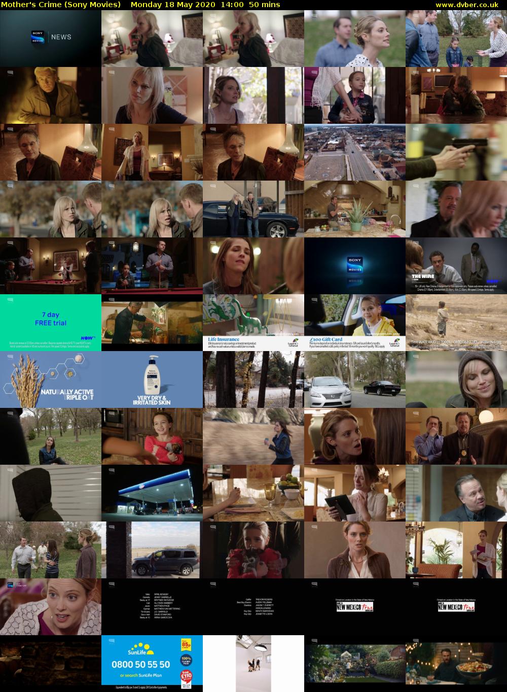Mother's Crime (Sony Movies) Monday 18 May 2020 14:00 - 14:50