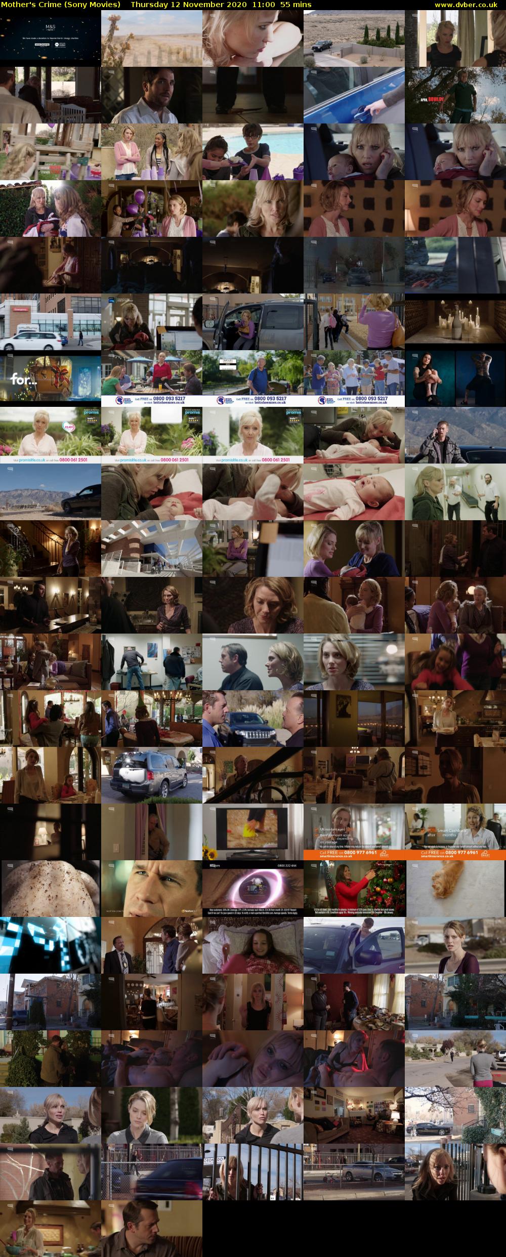 Mother's Crime (Sony Movies) Thursday 12 November 2020 11:00 - 11:55