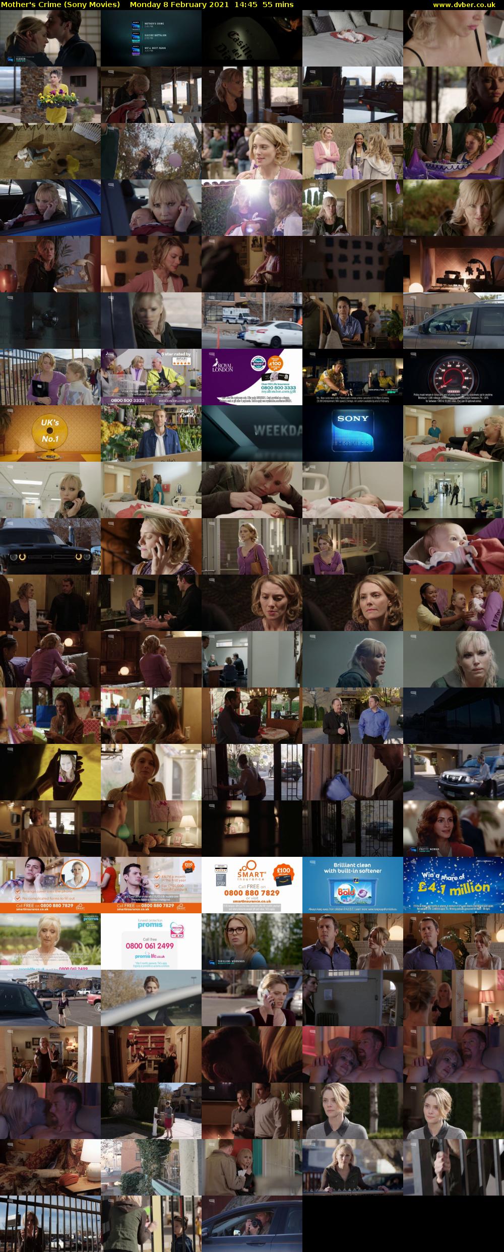 Mother's Crime (Sony Movies) Monday 8 February 2021 14:45 - 15:40