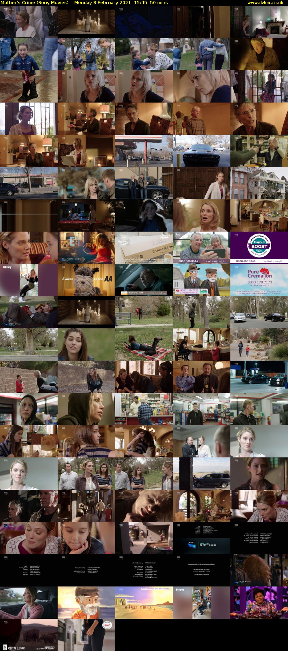 Mother's Crime (Sony Movies) Monday 8 February 2021 15:45 - 16:35