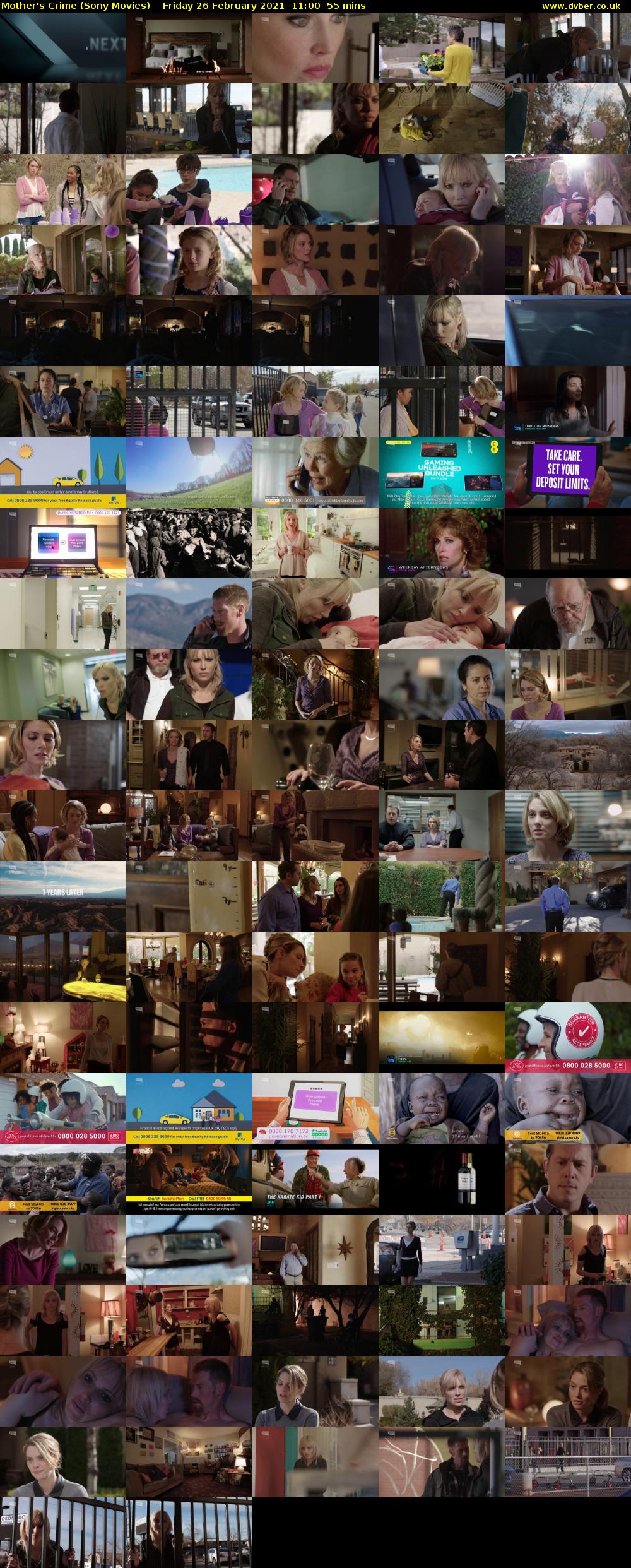 Mother's Crime (Sony Movies) Friday 26 February 2021 11:00 - 11:55