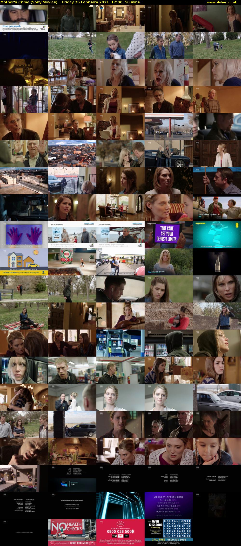 Mother's Crime (Sony Movies) Friday 26 February 2021 12:00 - 12:50