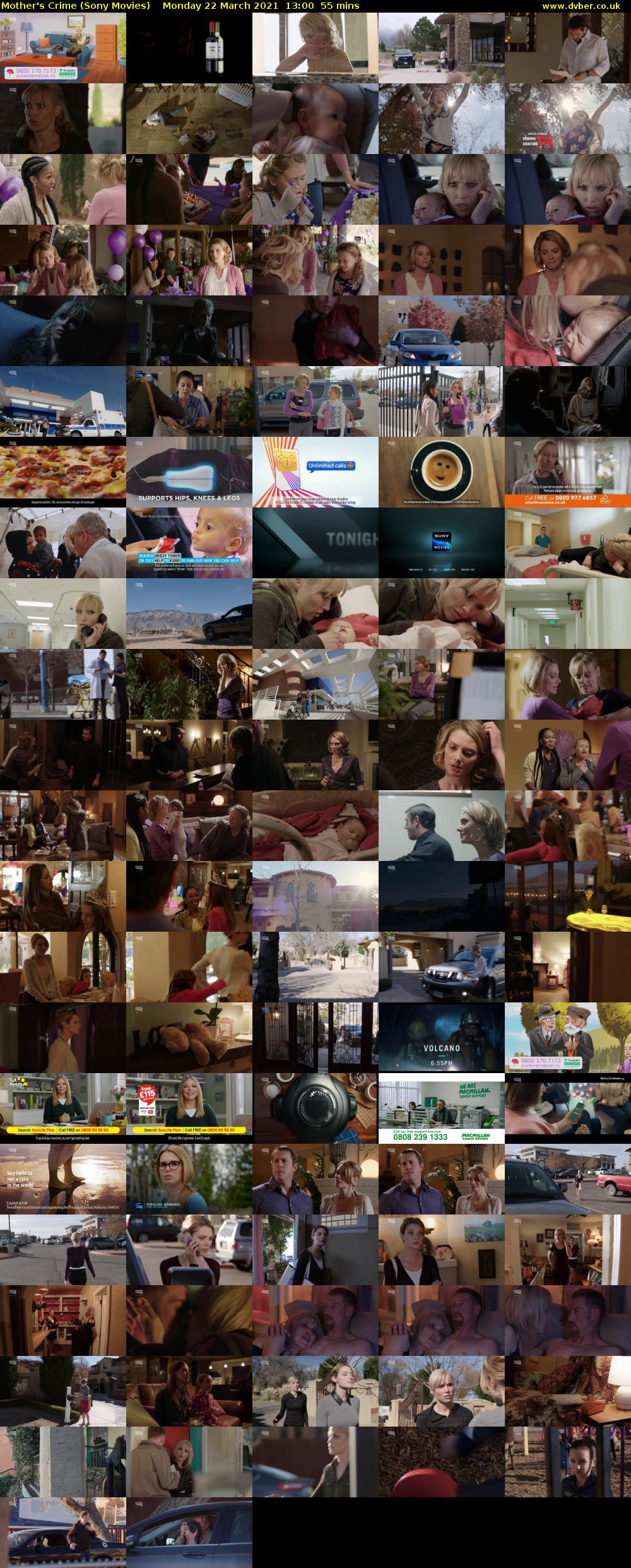 Mother's Crime (Sony Movies) Monday 22 March 2021 13:00 - 13:55