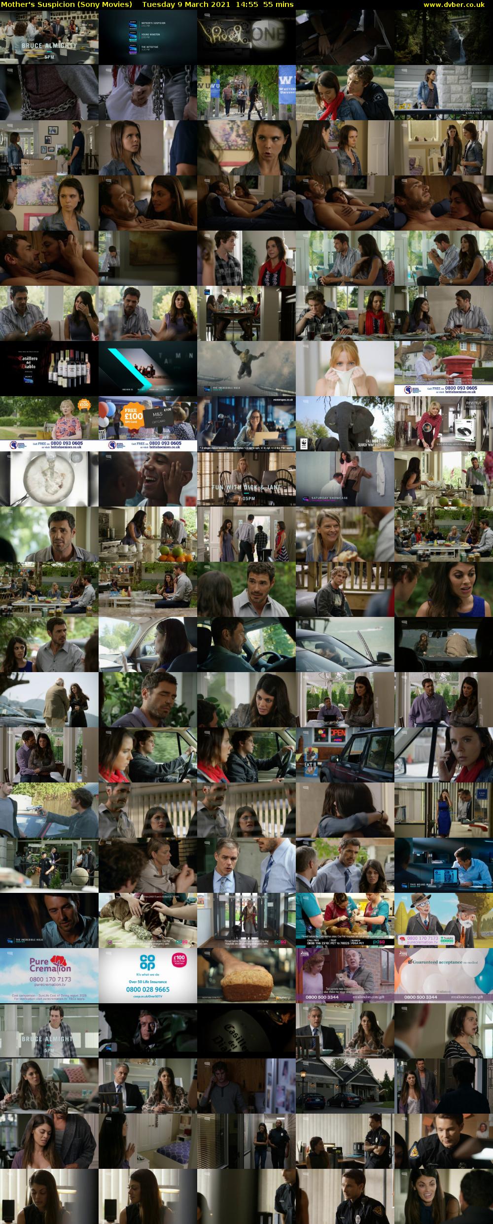 Mother's Suspicion (Sony Movies) Tuesday 9 March 2021 14:55 - 15:50