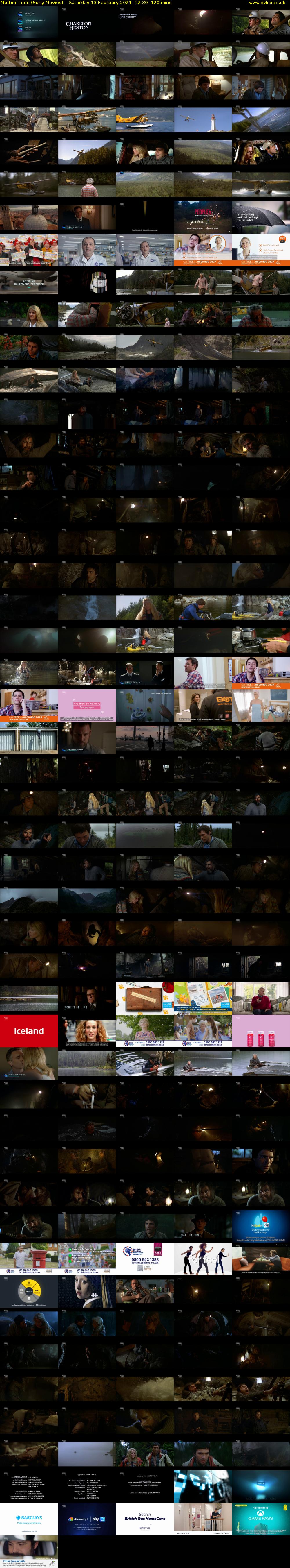 Mother Lode (Sony Movies) Saturday 13 February 2021 12:30 - 14:30
