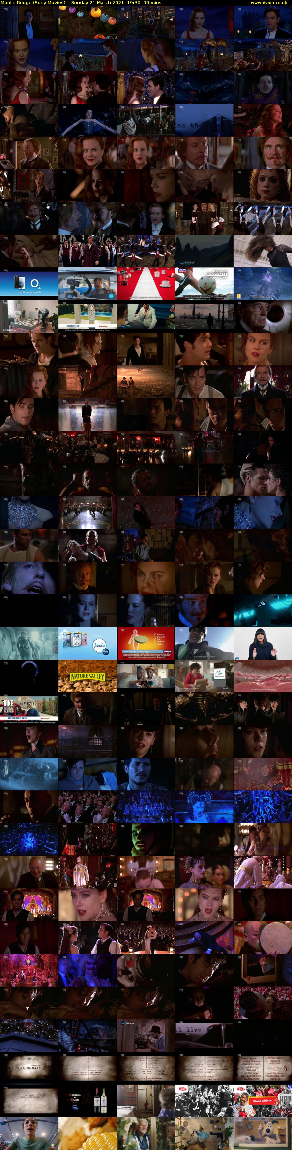 Moulin Rouge (Sony Movies) Sunday 21 March 2021 19:30 - 21:00