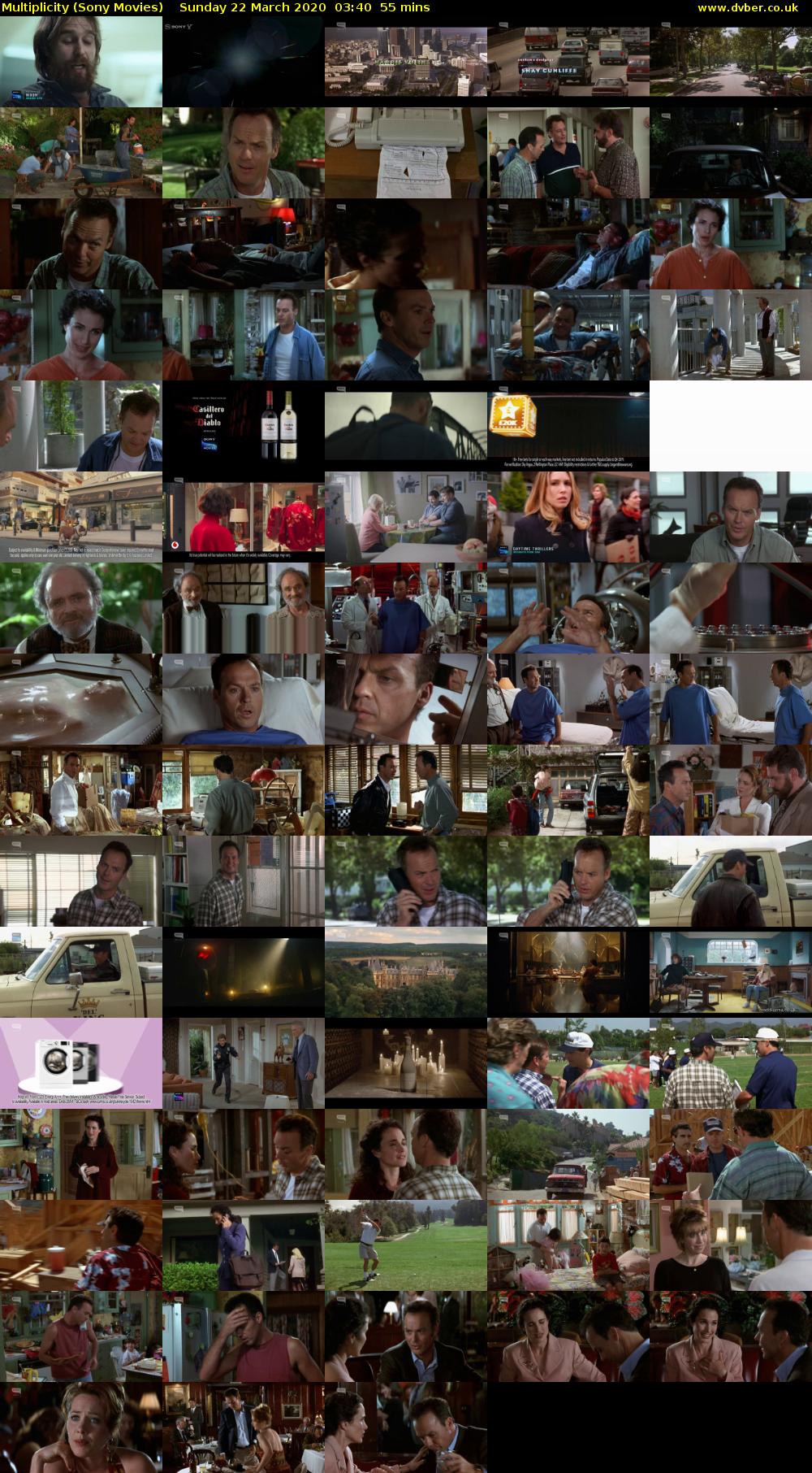 Multiplicity (Sony Movies) Sunday 22 March 2020 03:40 - 04:35