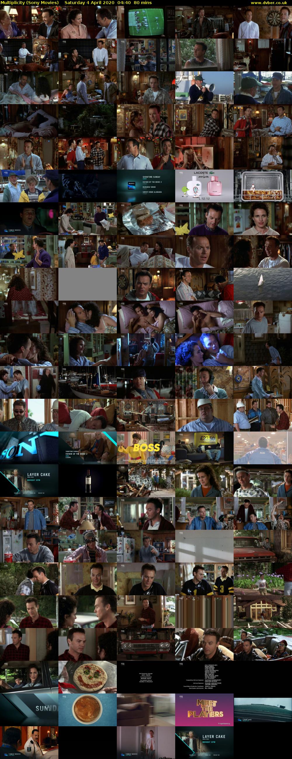 Multiplicity (Sony Movies) Saturday 4 April 2020 04:40 - 06:00