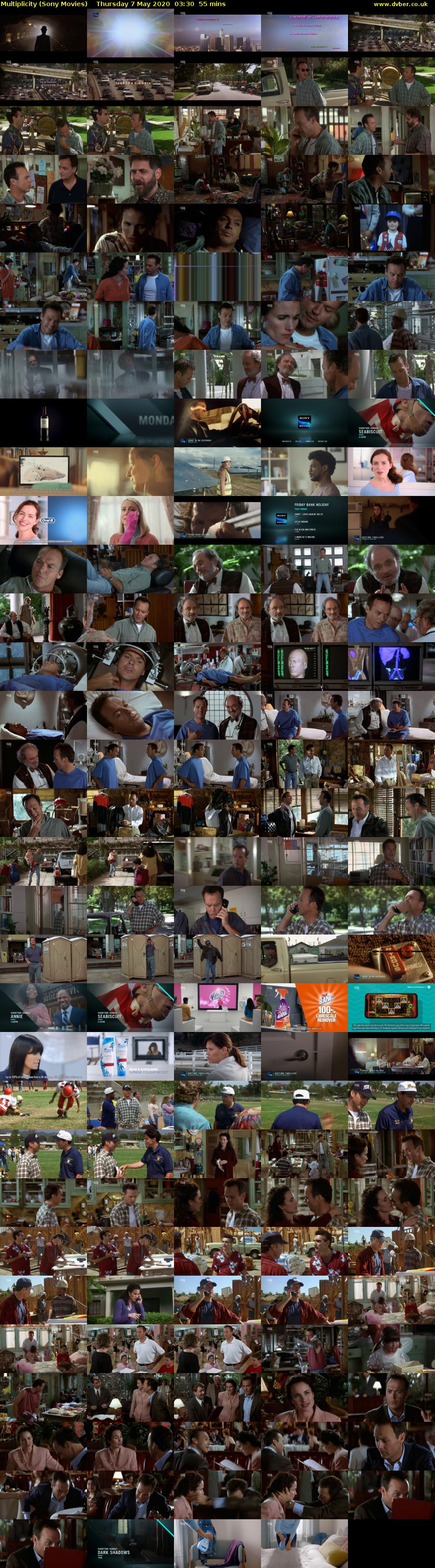 Multiplicity (Sony Movies) Thursday 7 May 2020 03:30 - 04:25