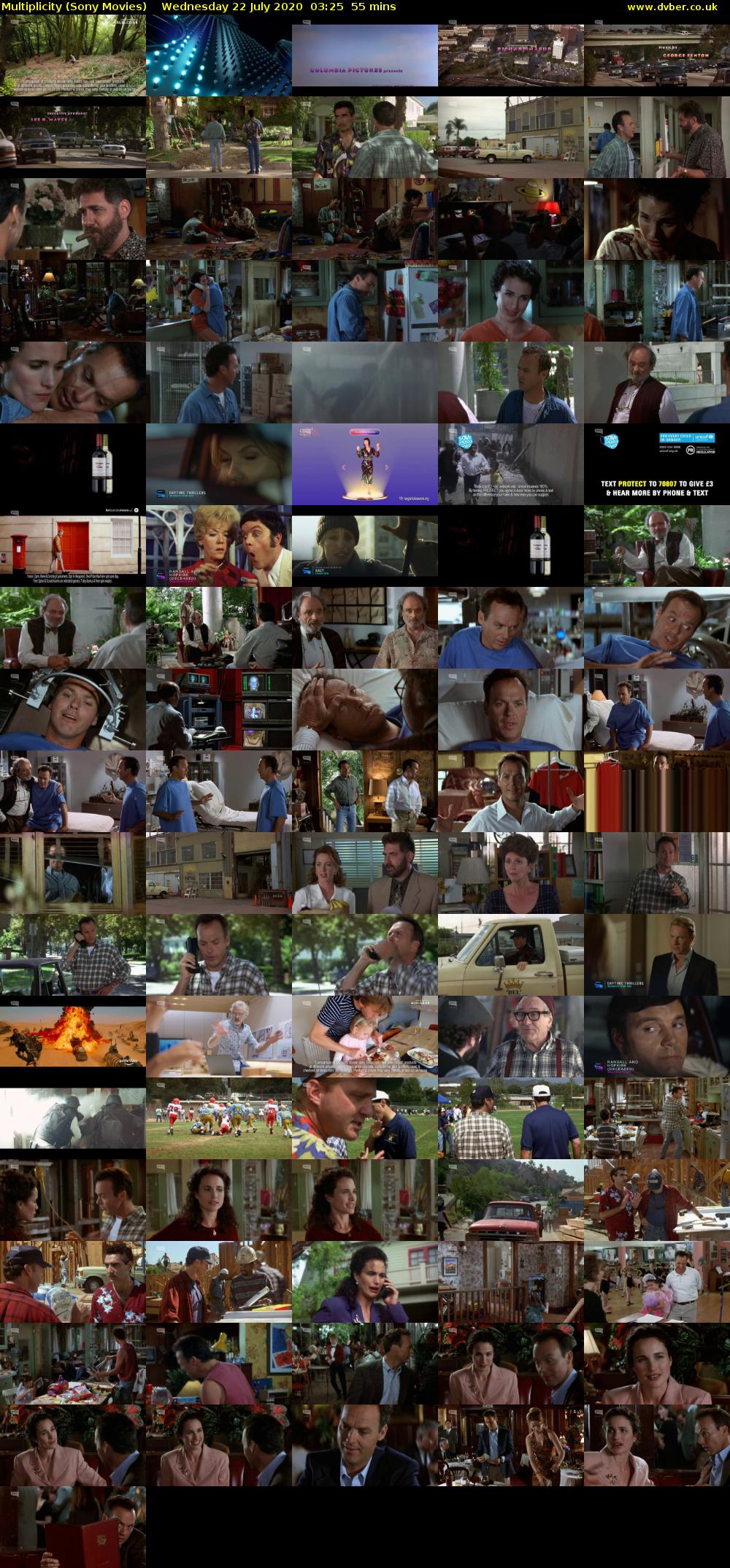 Multiplicity (Sony Movies) Wednesday 22 July 2020 03:25 - 04:20