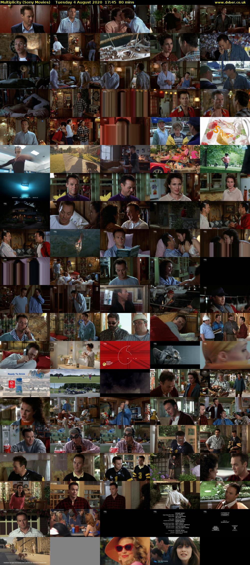 Multiplicity (Sony Movies) Tuesday 4 August 2020 17:45 - 19:05