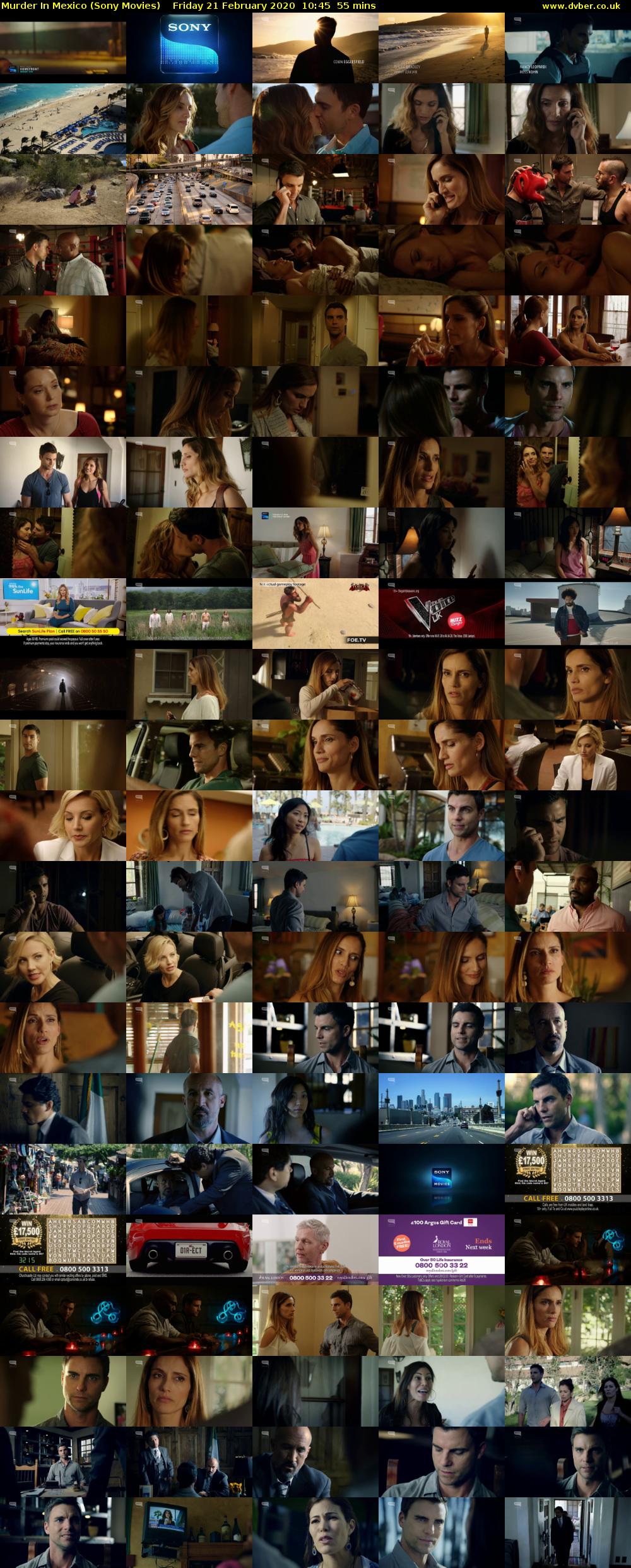 Murder In Mexico (Sony Movies) Friday 21 February 2020 10:45 - 11:40