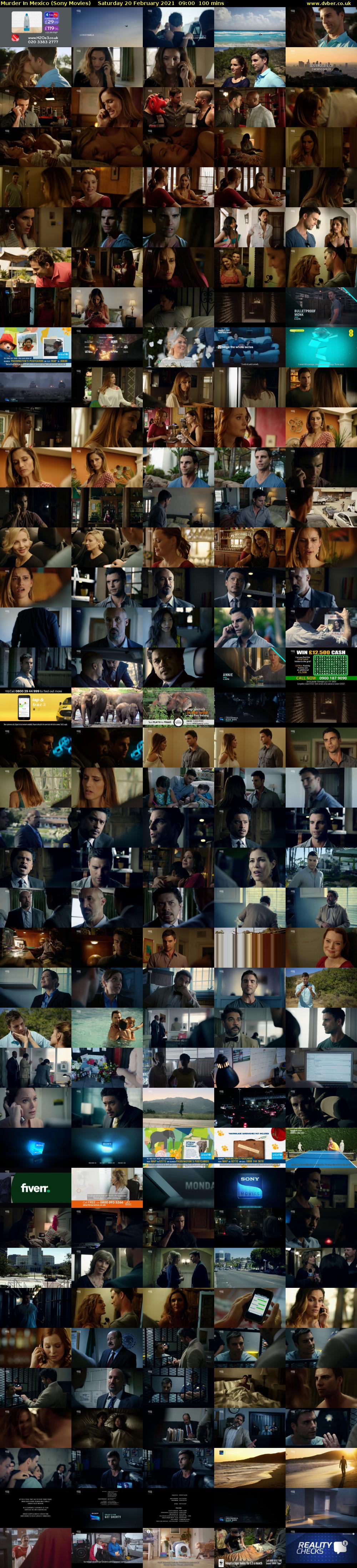 Murder In Mexico (Sony Movies) Saturday 20 February 2021 09:00 - 10:40