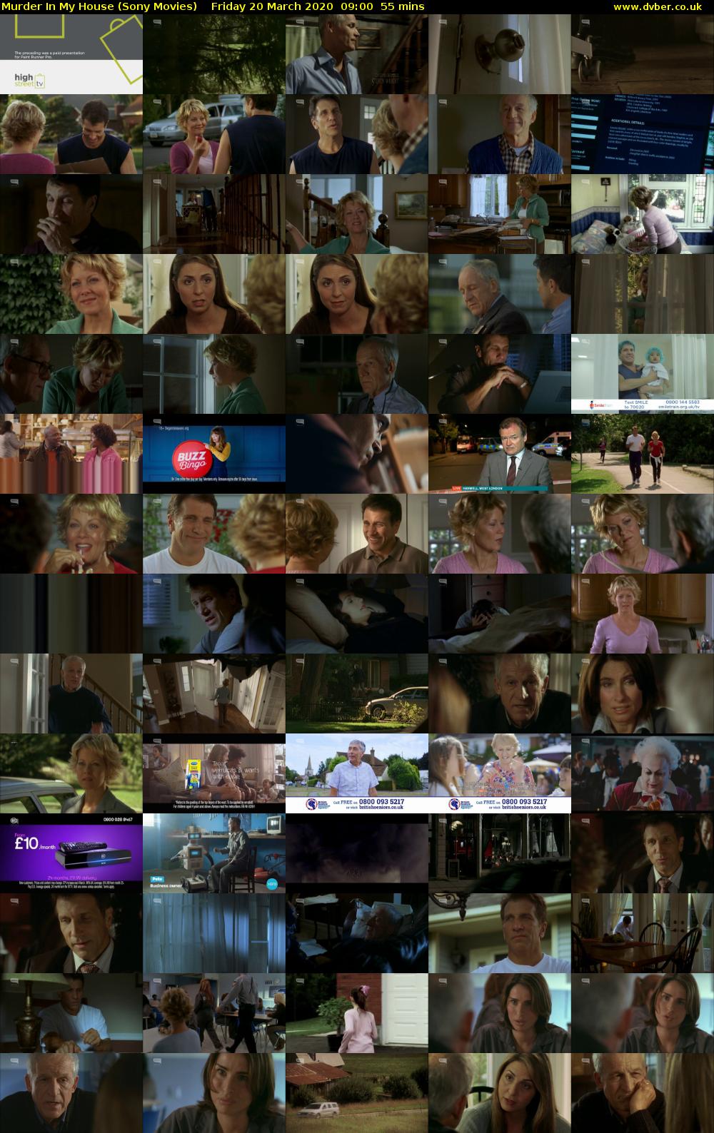 Murder In My House (Sony Movies) Friday 20 March 2020 09:00 - 09:55