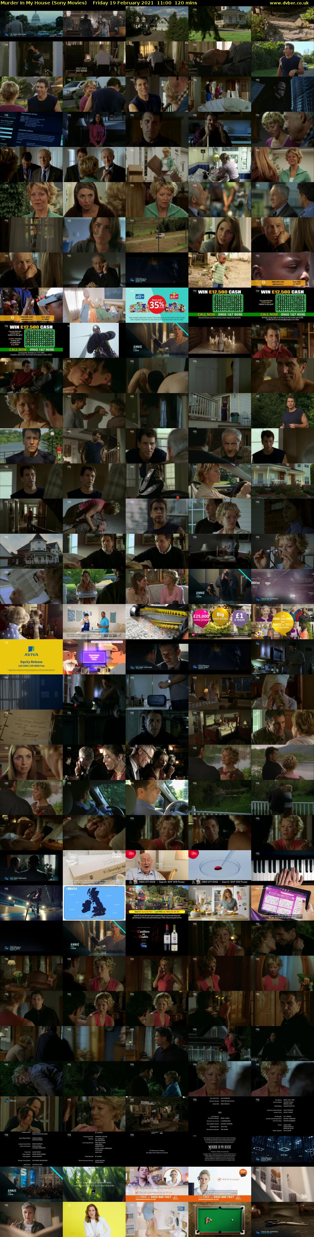 Murder In My House (Sony Movies) Friday 19 February 2021 11:00 - 13:00