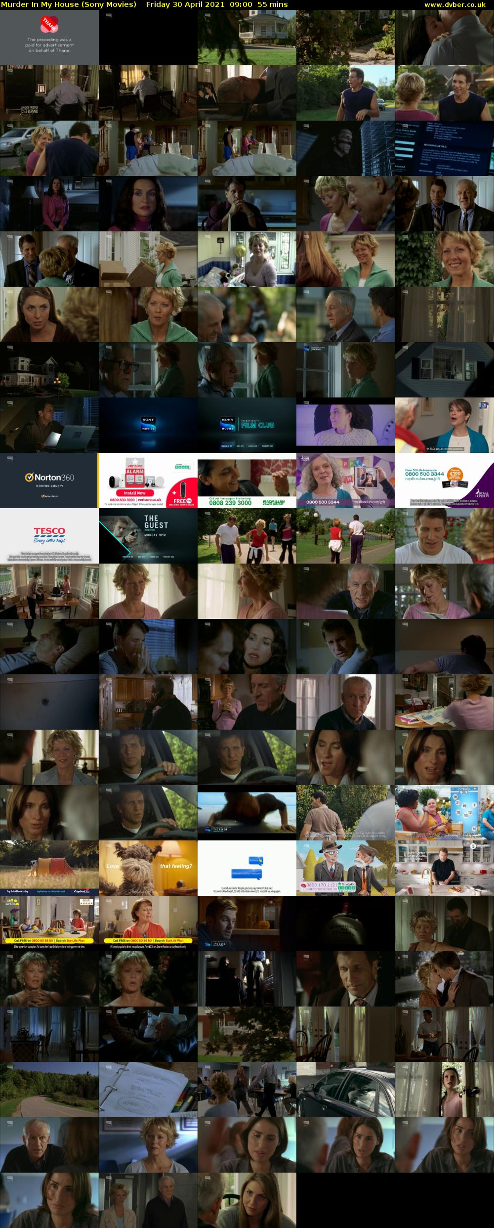 Murder In My House (Sony Movies) Friday 30 April 2021 09:00 - 09:55