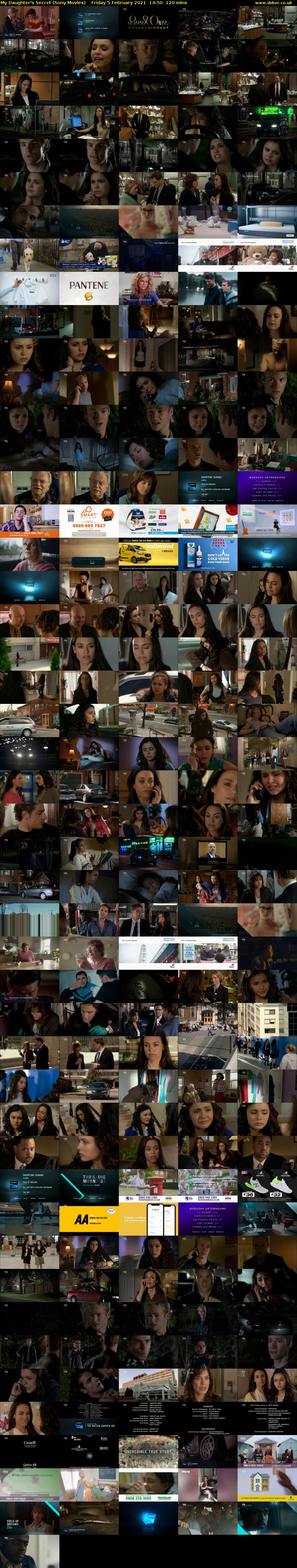 My Daughter's Secret (Sony Movies) Friday 5 February 2021 14:50 - 16:50