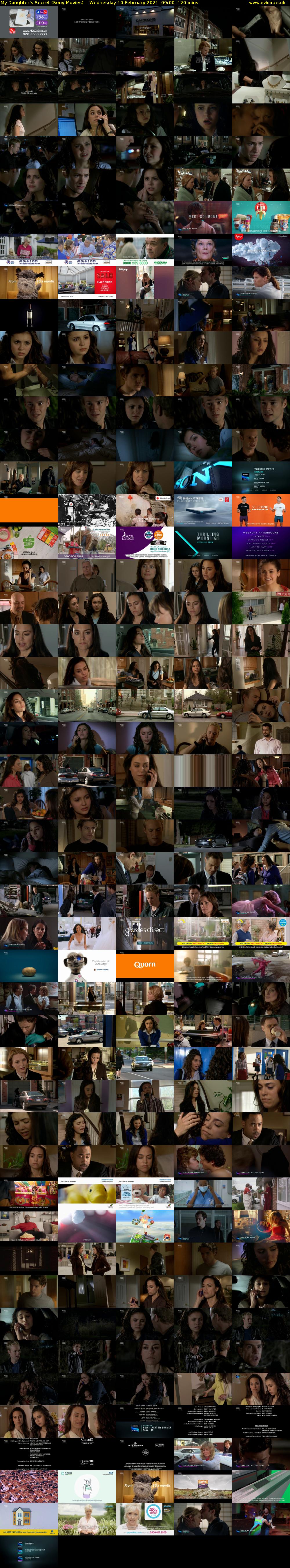 My Daughter's Secret (Sony Movies) Wednesday 10 February 2021 09:00 - 11:00