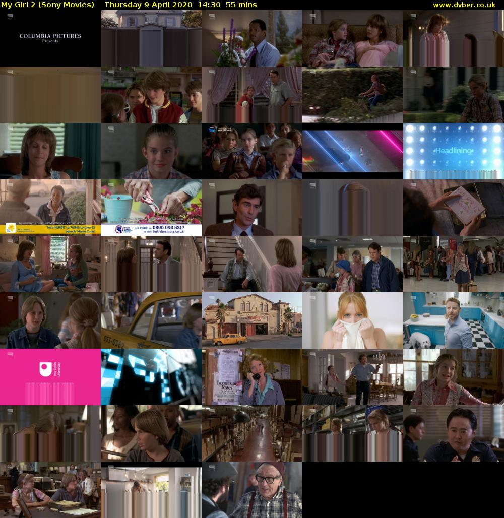 My Girl 2 (Sony Movies) Thursday 9 April 2020 14:30 - 15:25