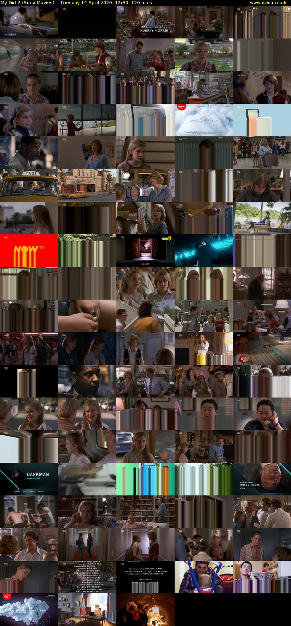 My Girl 2 (Sony Movies) Tuesday 14 April 2020 12:30 - 14:30