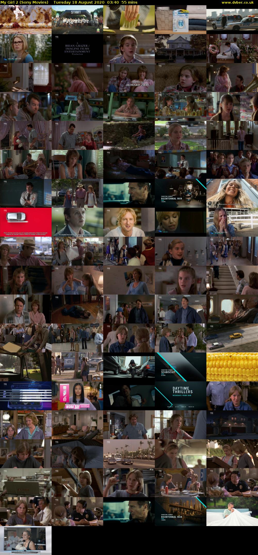 My Girl 2 (Sony Movies) Tuesday 18 August 2020 03:40 - 04:35