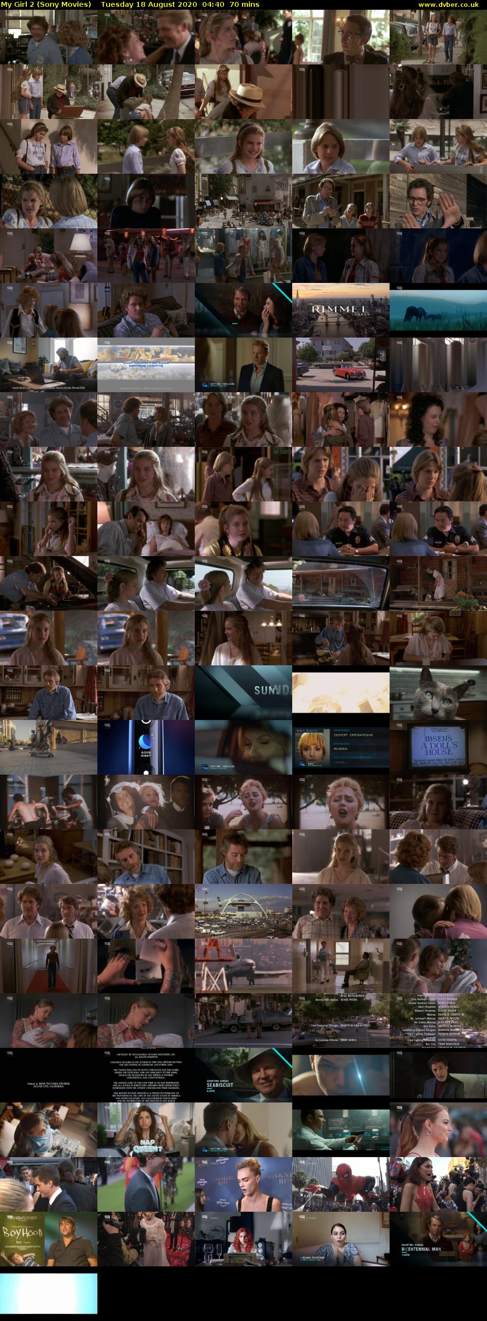 My Girl 2 (Sony Movies) Tuesday 18 August 2020 04:40 - 05:50