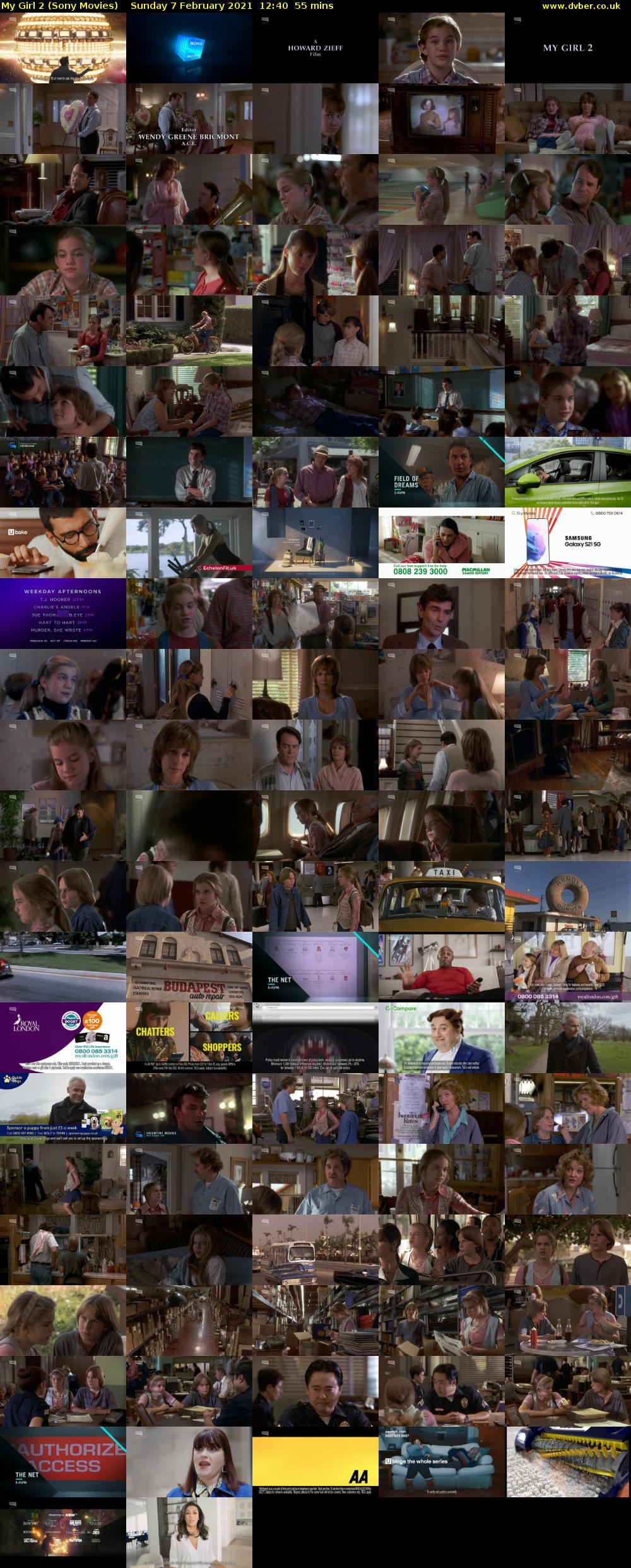 My Girl 2 (Sony Movies) Sunday 7 February 2021 12:40 - 13:35