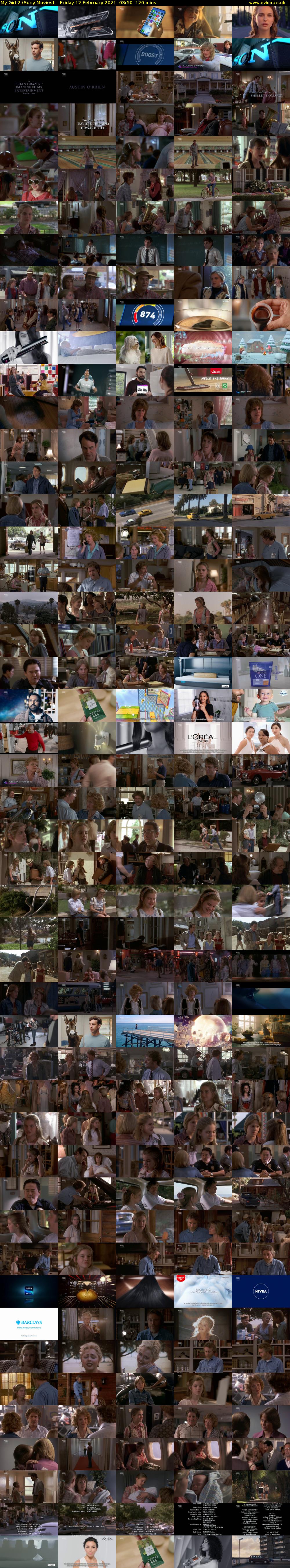My Girl 2 (Sony Movies) Friday 12 February 2021 03:50 - 05:50