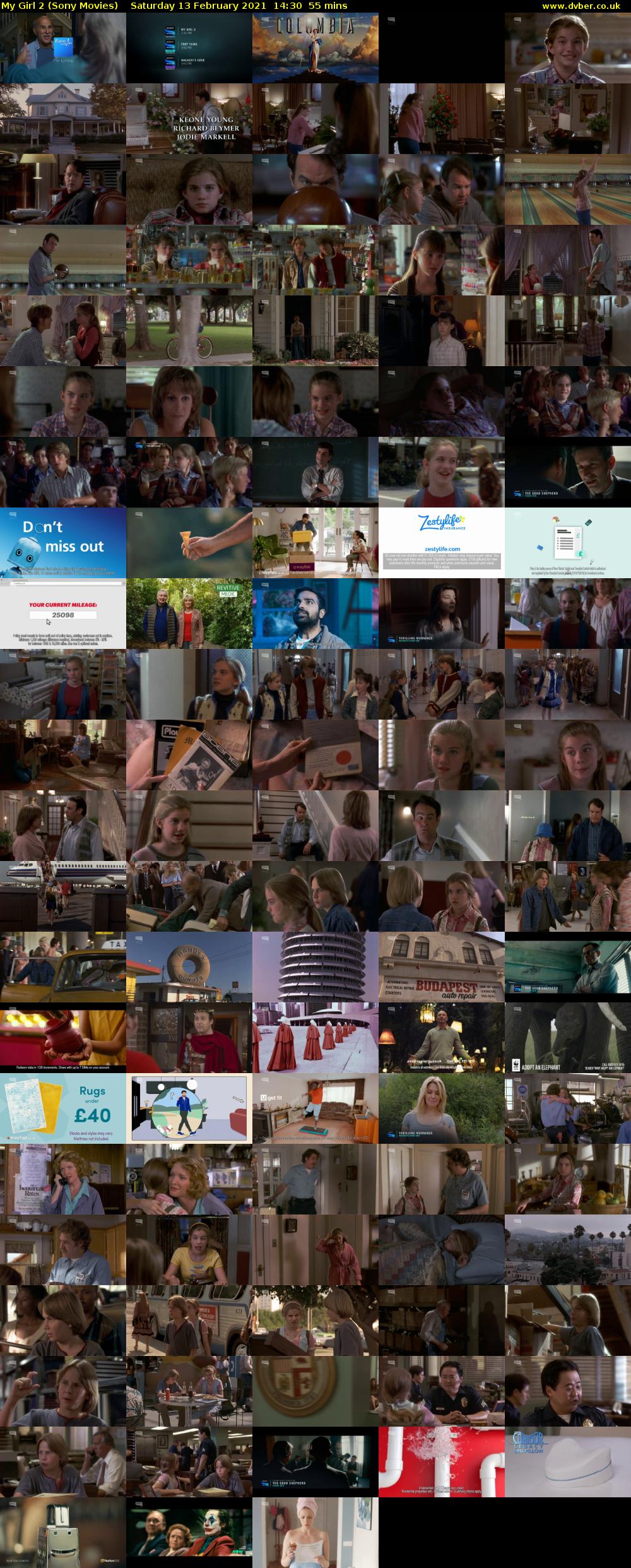 My Girl 2 (Sony Movies) Saturday 13 February 2021 14:30 - 15:25