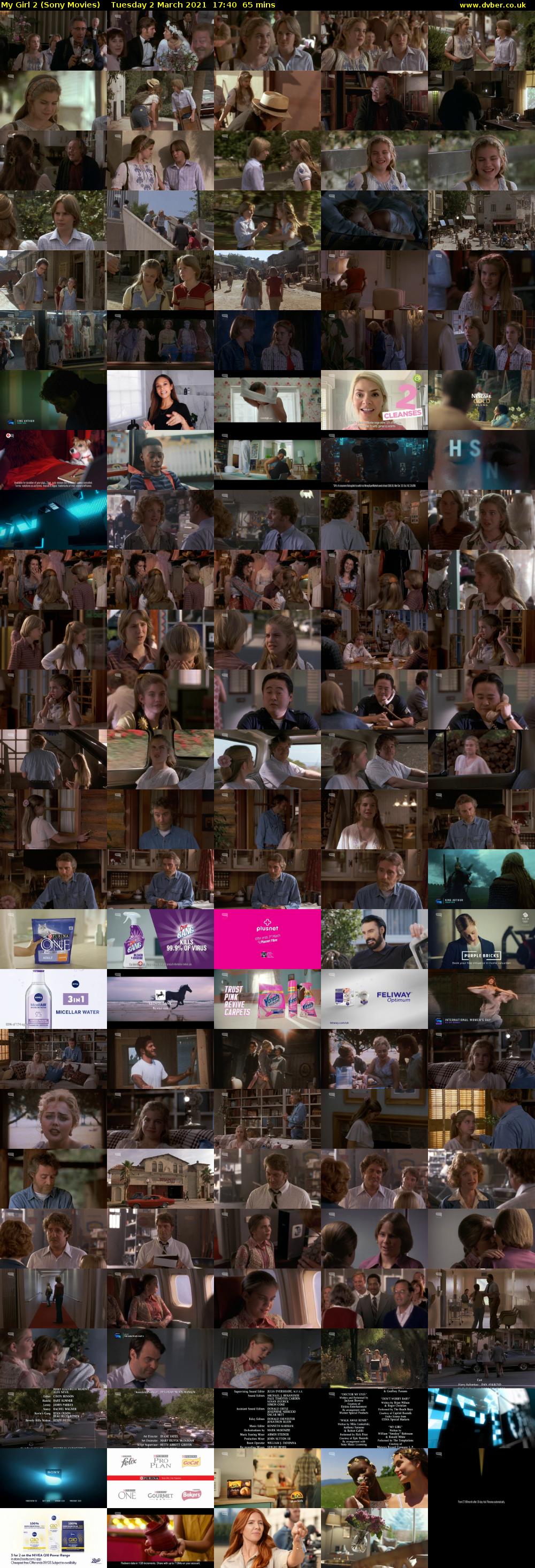 My Girl 2 (Sony Movies) Tuesday 2 March 2021 17:40 - 18:45