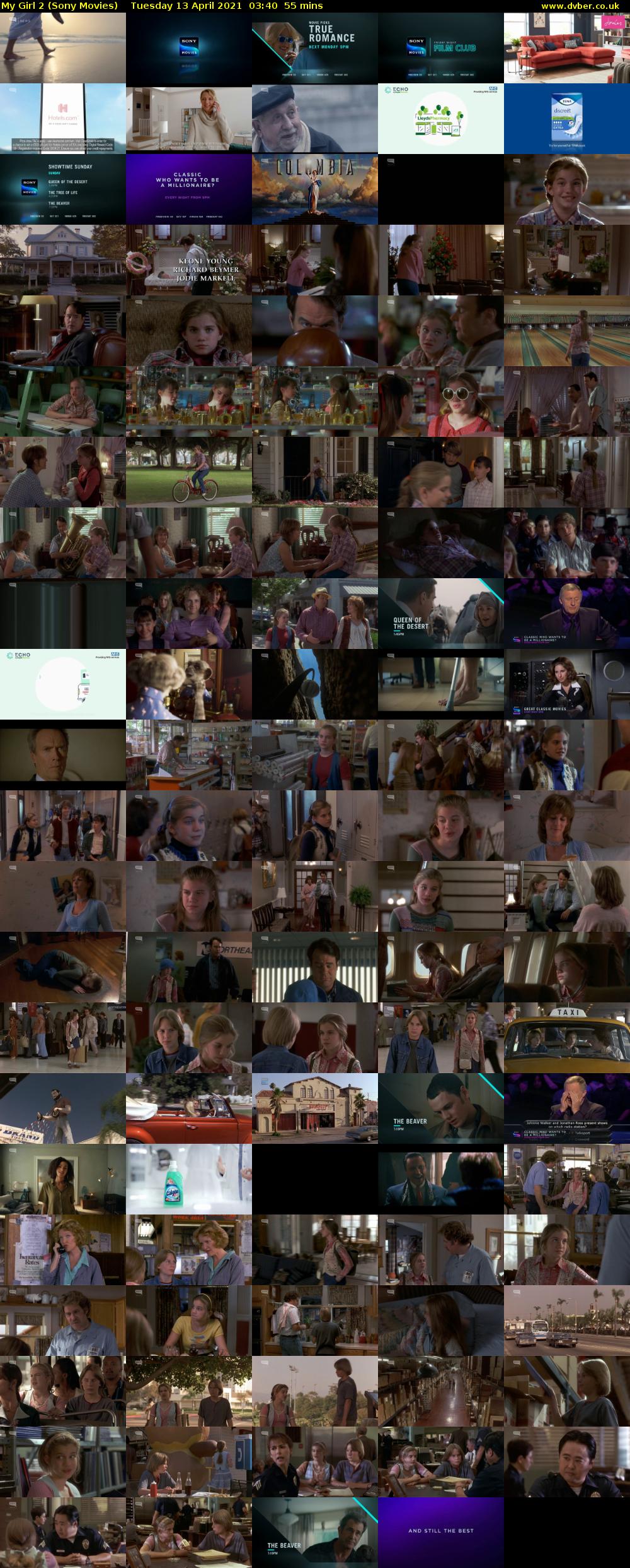 My Girl 2 (Sony Movies) Tuesday 13 April 2021 03:40 - 04:35