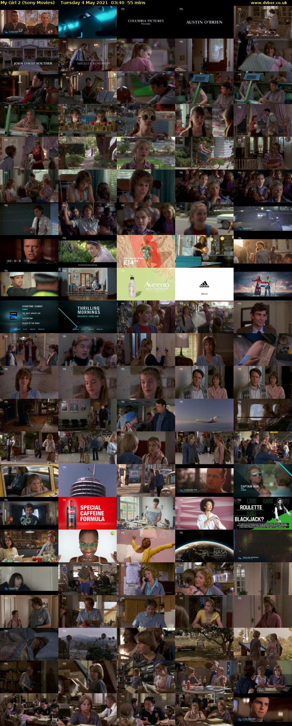 My Girl 2 (Sony Movies) Tuesday 4 May 2021 03:40 - 04:35
