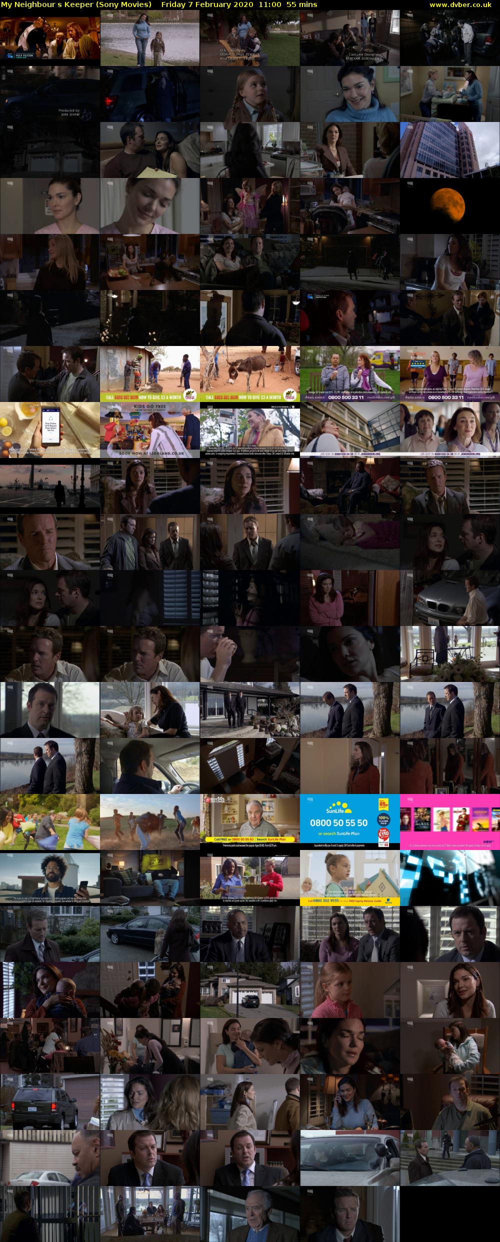 My Neighbours Keeper (Sony Movies) Friday 7 February 2020 11:00 - 11:55