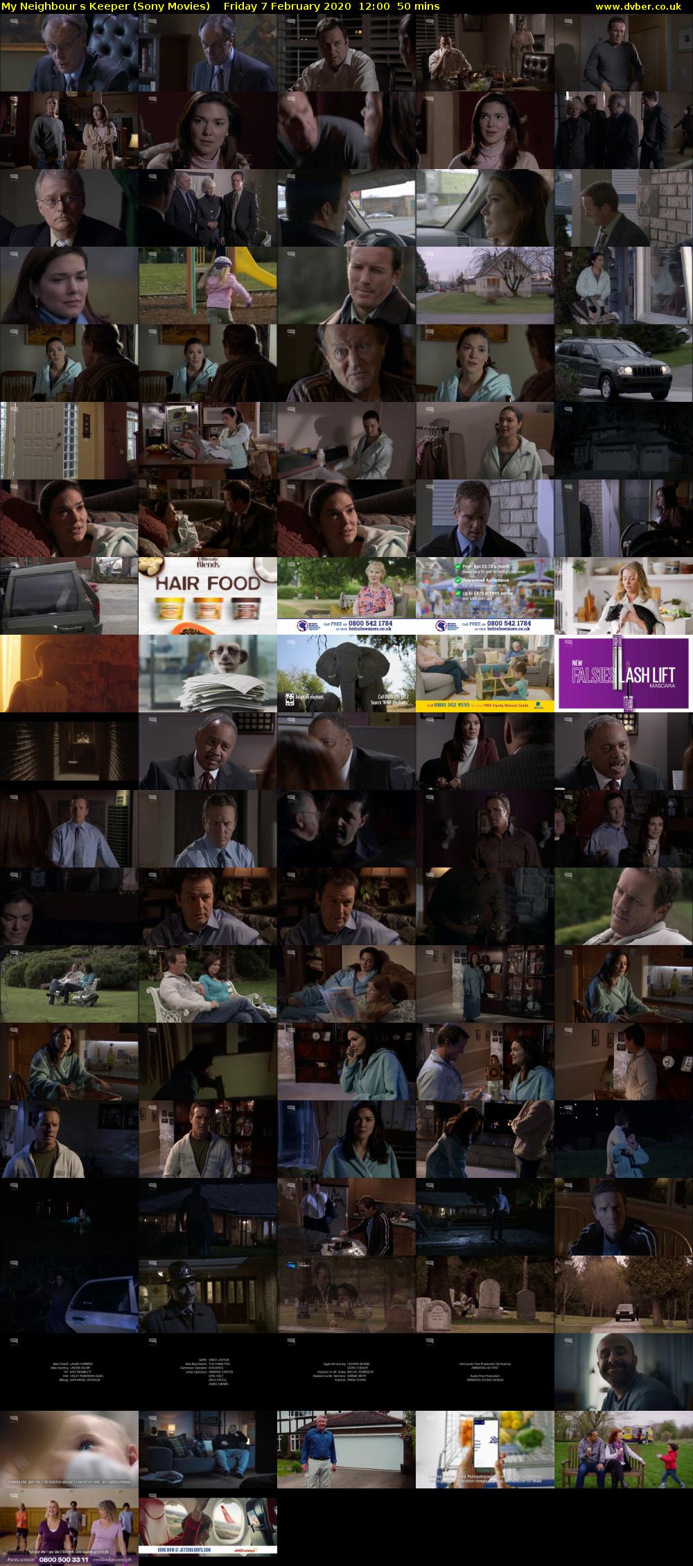 My Neighbours Keeper (Sony Movies) Friday 7 February 2020 12:00 - 12:50